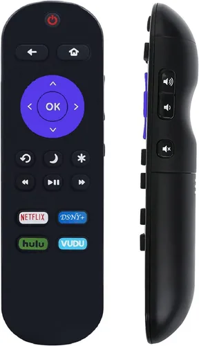 Vista 2 de Reemplazo remoto universal para TCL/ONN/Philips/Sanyo/RCA/JVC/LG/Haier/Hitachi/Magnavox/Element/Westinghouse Roku TV, no necesita configuración