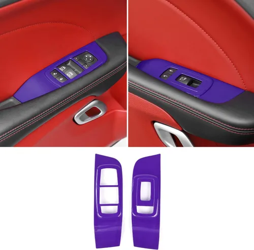 Vista 11 de Voodonala Cubierta del panel de elevación de ventana para Dodge Challenger 2015-2024, accesorios para Dodge Challenger 2015-2024