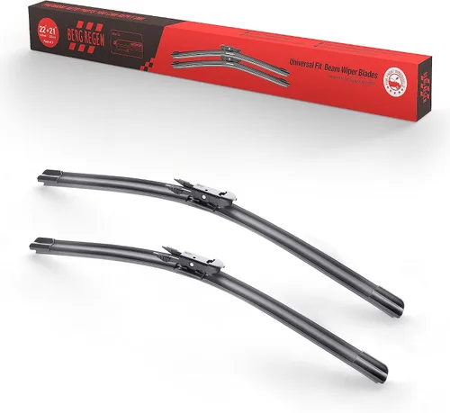 Vista 100 de BERG REGEN Escobillas limpiaparabrisas de 15"+15" con escobilla trasera de 13" - Juego de repuesto automotriz para Jeep Wrangler JK 2008 2009 2010