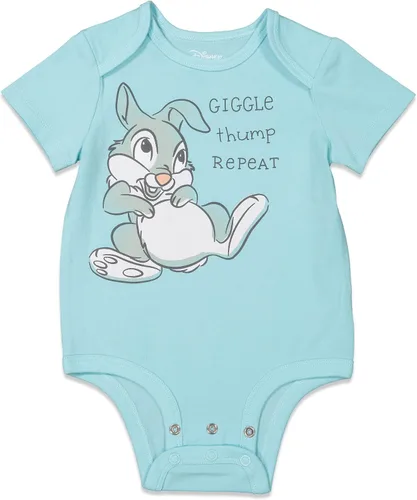 Vista 4 de Disney Body unisex de algodón elástico orgánico de manga corta para bebé (paquete de 3)
