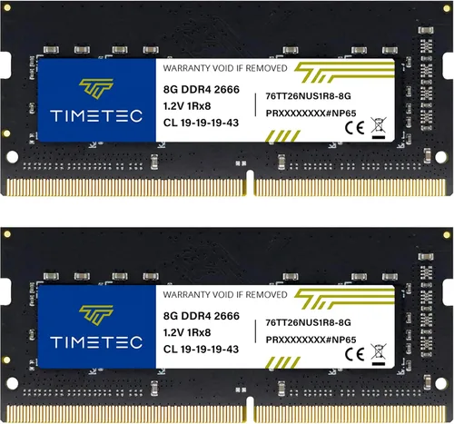 Vista 10 de Timetec Hynix IC 8 GB DDR4 SODIMM para Intel NUC KIT/Mini PC/HTPC/NUC Board 2666MHz PC4-21300 No ECC sin búfer 1.2V CL19 1Rx8 Rango único 260 pines