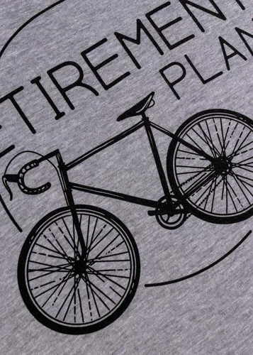 Vista 5 de My Retirement Plan (bicicleta) Camiseta divertida para hombre ciclista jubilado