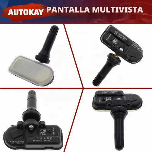 Vista 3 de AUTOKAY Sensor de presión de neumáticos (TPMS) 434MHz 68239720AA 68157568AA para Dodge Ram 1500 2500 3500 68249197AA 2014-2017