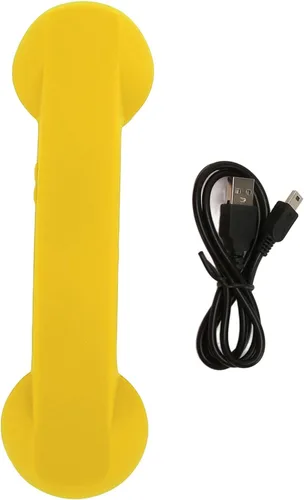 Vista 6 de Teléfono retro con Bluetooth, receptor de teléfono a prueba de radiación para teléfono celular con llamada cómoda, clásico vintage inalámbrico