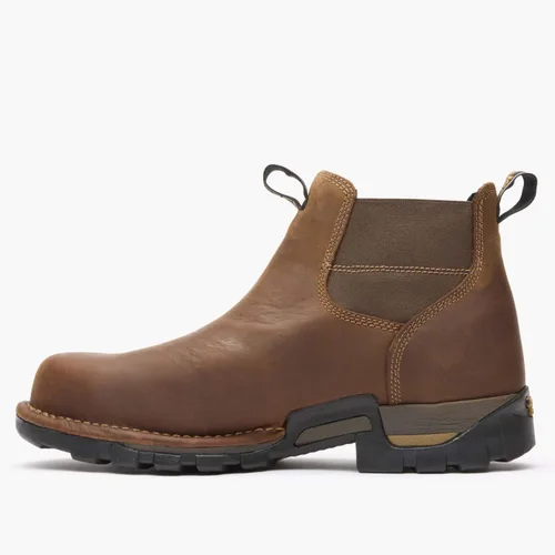 Vista 5 de Georgia Boot Eagle One Steel Toe Waterproof Chelsea Work Boot Brown