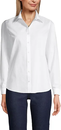 Vista 3 de Lands' End Women's Wrinkle Free No Iron Button Front Shirt