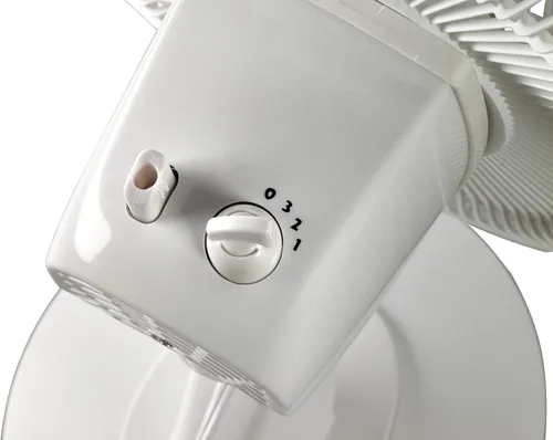 Vista 4 de Ventilador de mesa oscilante Lasko Productos 2012 de 12", Plástico, Blanco, 1