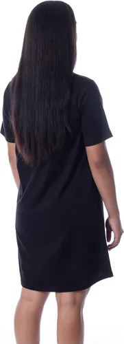 Vista 4 de INTIMO Barbie - Camisón clásico para mujer, con logotipo de título