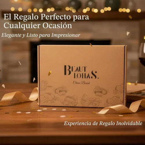 Vista 5 de Juego de regalo de tablas de charcutería, tabla de quesos de bambú y juego de cuchillos, bandeja de queso, juego de tablas magnéticas