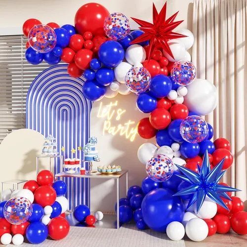 Vista 10 de Kit de Arco de Guirnalda de Globos Negros y Dorados, 140 Piezas de Globos de Confeti Negros y Dorados con Estrellas para Cumpleaños, Graduación, Año