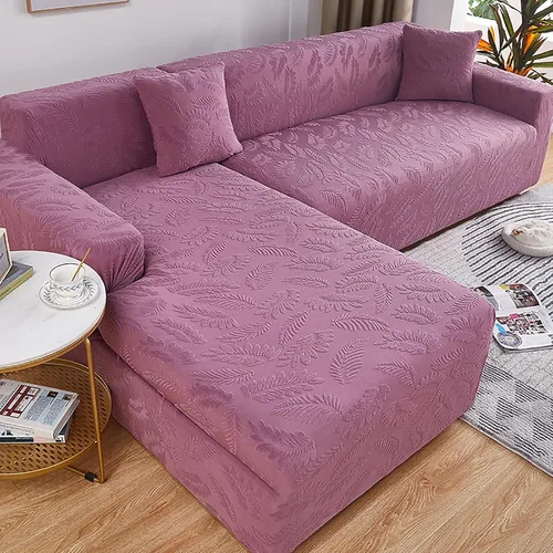 Vista 12 de Fundas de sofá modular, funda de sofá jacquard elástica para sofá en forma de L, suave, antideslizante, resistente al desgaste, protector de muebles