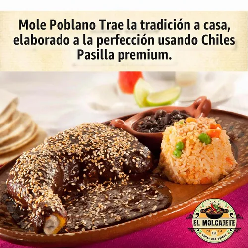 Vista 4 de Pasilla Chiles 8oz Chilaca entera seca chile mexicana suave