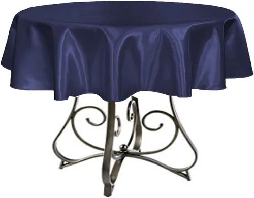 Vista 9 de Mantel redondo satinado de 36 pulgadas (azul Acqua)