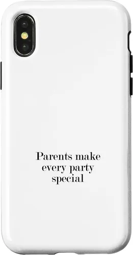 Vista 5 de iPhone XR Parents make every party special Case