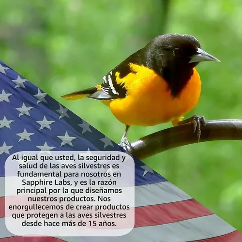 Vista 6 de Polvo de néctar de colibrí naturalmente fresco con defensor de néctar