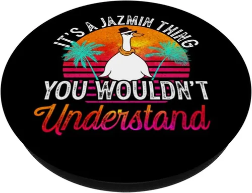 Vista 2 de It's A Jazmin Thing You Wouldn't Understand Funny Jazmin PopSockets Swappable PopGrip