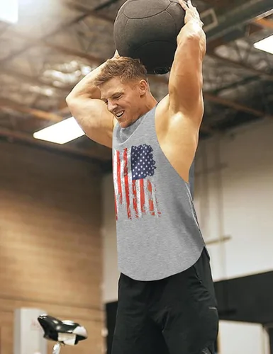 Vista 4 de COOFANDY Camisetas sin mangas para hombre, paquete de 3 camisetas sin mangas para gimnasio, fisicoculturismo, fitness