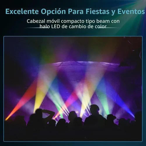 Vista 5 de ColorKey Mover Halo Beam Quad MKII (CKU-5038)