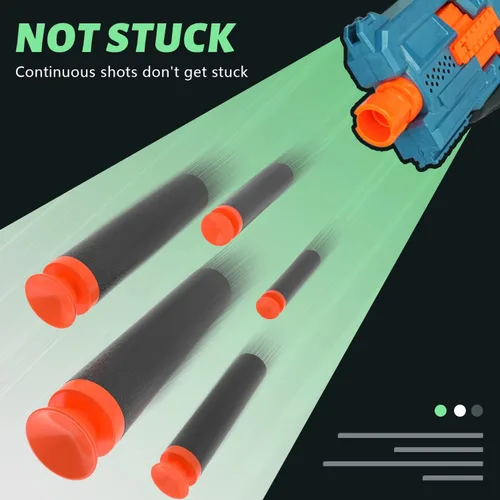 Vista 4 de TORMEN Dardos estándar de repuesto, compatibles con pistolas de juguete Nerf Elite Series Blasters