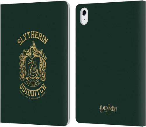Vista 8 de Head Case Designs Funda de piel con licencia oficial de Harry Potter Gryffindor Quidditch Deathly Hallows X compatible con Apple iPad Air 2020/2022