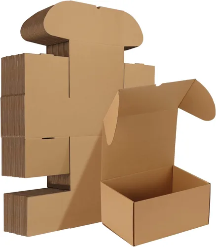 Vista 36 de HORLIMER Paquete de 40 cajas de envío de 5 x 5 x 5, caja de cartón corrugado blanco para correo, embalaje, pequeñas empresas