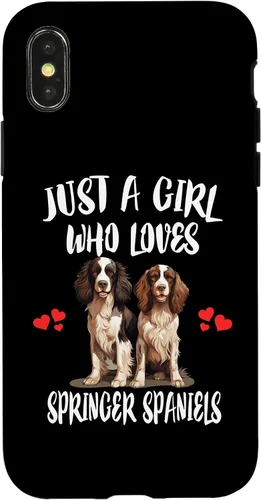 Vista 5 de Just A Girl Who Loves Springer Spaniels Dog Case for iPhone 17