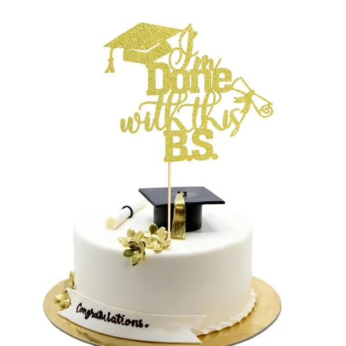 Vista 28 de Arthsdite 1 pieza Adorno para Tarta de Felicitación - Adorno de Tarta de Graduación - 2025 Suministros de Decoración para Fiesta de Graduación