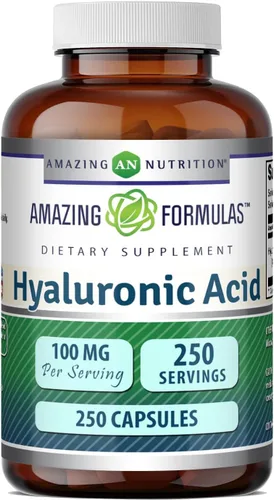 Vista 6 de Cápsulas de ácido hialurónico 0,0035 oz (120 cápsulas), refuerza el tejido conectivp y las articulaciones, para tener una piel sana y joven, paquete