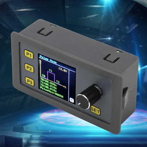Vista 5 de Generador de pulsos PWM Módulo ajustable 4-20mA 2-10V Generador de señal con pantalla LCD para calibración de prueba de función