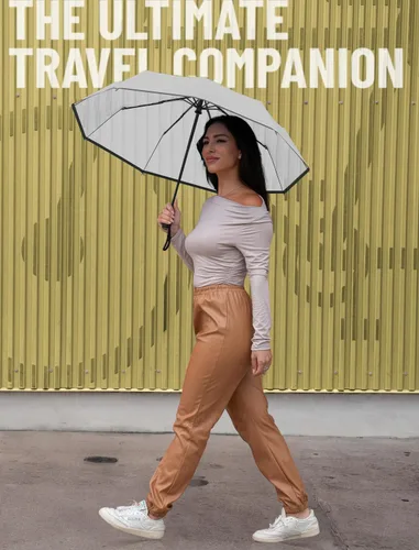 Vista 79 de REPEL Windproof Travel Umbrella - Compact & Withstands Winds up to 85MPH , Strongest Premium Auto Folding Umbrella for Rain and Sun - Durable, Light