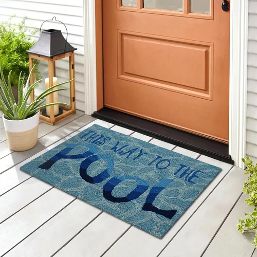 Vista 24 de Liora Manne FRONTPORCH - Alfombra duradera copetuda a mano para interiores y exteriores, decoración de aves de jardín de transición