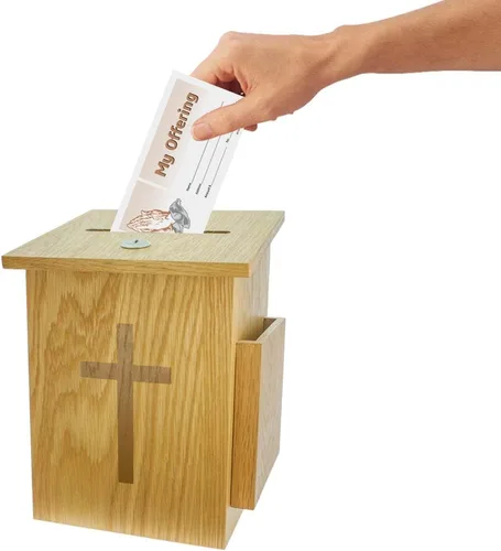 Vista 4 de Sobres My Offering Praying Hands, paquete de 200, sobres de banco para cada domingo
