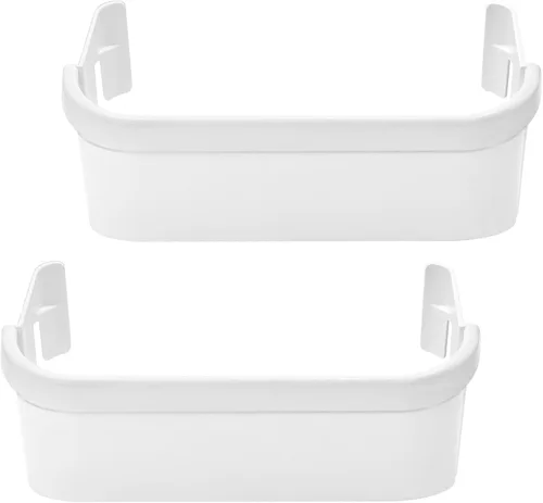 Vista 8 de AMI PARTS 240351601 Refrigerador Congelador Bandeja Blanca de Puerta Cubo de Basura Marco Lateral de Repuesto para Refrigerador Kenmore Frigidaire