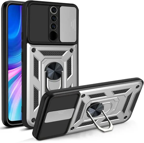 Vista 205 de Compatible con Tecno Pova Neo 2 Bracket Shell, con cubierta deslizante para lente de cámara compatible con Tecno Pova Neo 2 LG6n Case Negro