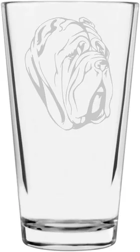 Vista 113 de Podenco Canario - Vaso de pinta de 16 onzas con temática de perro personalizado