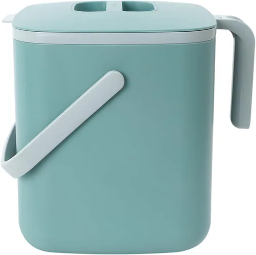 Vista 12 de Blue Ginkgo - Contenedor de compost de cocina, 2.6 L, color gris oscuro