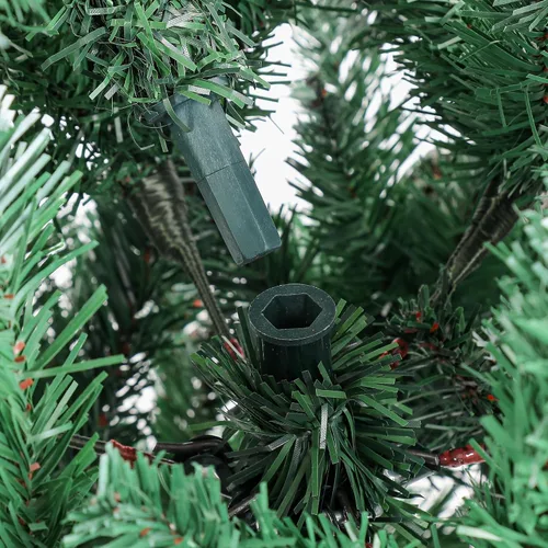 Vista 9 de 7.5ft Pre-Lit Artificial Christmas Tree