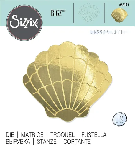 Vista 3 de Sizzix Bigz Die Seashell #3 de Jessica Scott, 665195, multicolor