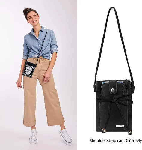 Vista 6 de Montana West Small Crossbody Phone Purse for Women Western Designer Purse with Strap