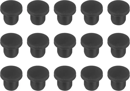 Vista 134 de MECCANIXITY - Tapones de silicona en forma de T (26mm, 1 pulgada de diámetro), color negro