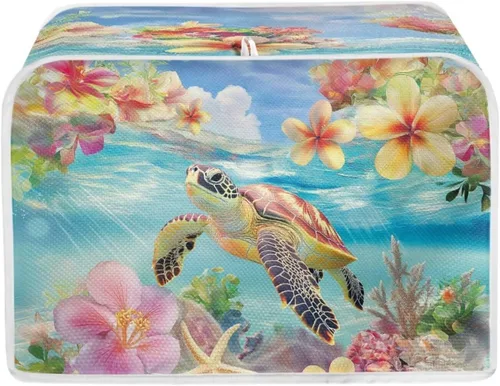 Vista 30 de Talayituse Autumn Maple Leaf Print Toaster Cover 2 Slice Bread Toaster Oven Cover Washable Toasters Dust Covers Kitchen Small Appliance Covers