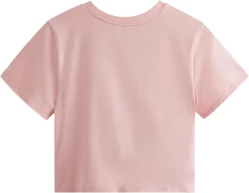 Vista 2 de SweatyRocks - Camiseta corta con nudo al frente de manga corta para mujer