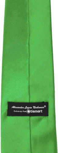 Vista 103 de tiemart Corbata de color sólido para hombre Longitud estándar