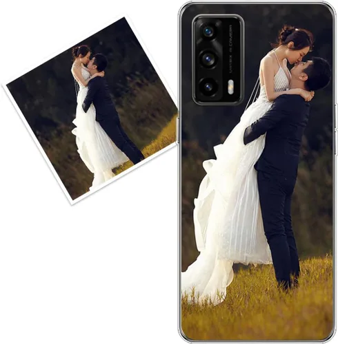 Vista 89 de Funda personalizada compatible con Oppo A1 Pro, fundas de teléfono personalizadas con imagen de foto, imagen de texto, cubierta transparente
