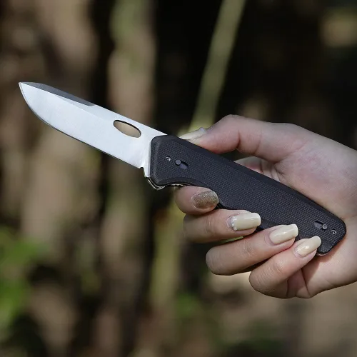 Vista 10 de Roxon S502U Cuchillo plegable de bolsillo mejorado Phantasy, mango G10, herramienta de bolsillo de supervivencia, cuchillo EDC, hoja de cuchillo