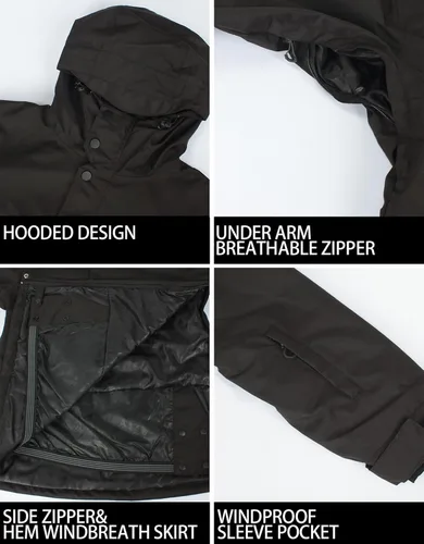 Vista 4 de Men Ski Jackets Snowboard Coats Women Waterproof Pullover Jacket Winter Sports Windproof Warm