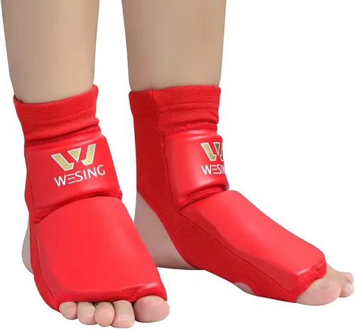 Vista 5 de WESING Pro - Protector de pies para artes marciales, Muay Thai MMA