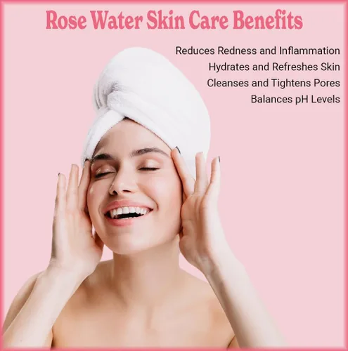 Vista 7 de Natural Born Oils Hidrosol de agua de rosas de 4 onzas, 100% pura y natural, orgánico, destilado al vapor, limpiador de tóner facial