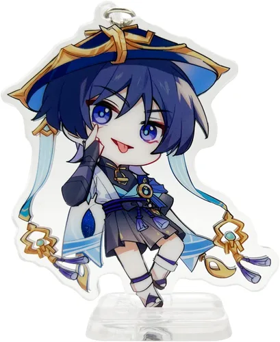 Vista 42 de YJacuing Genshin Impact - Figura de llavero de acrílico