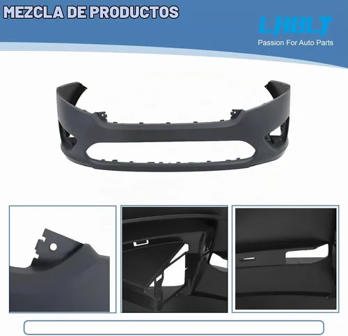 Vista 6 de LABLT Cubierta de parachoques delantero imprimada Fascia de reemplazo para Fusion 2010 2011 2012 AE5Z17D957BAPTM FO1000650